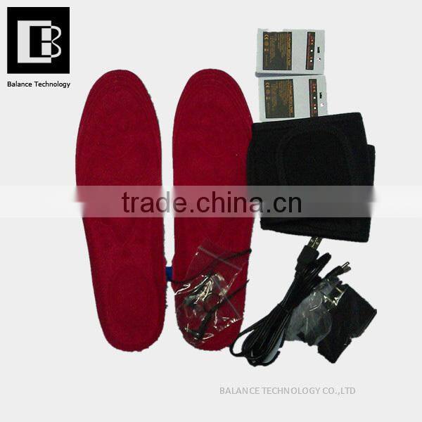lithium battery heated foot warmer Electrothermal insoles&External control heating insole Heated Insoles Foot Warmer