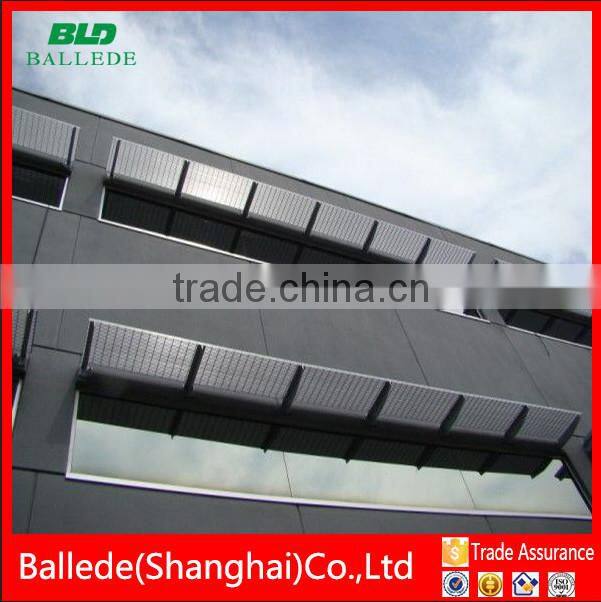 Architectural awning sun louver