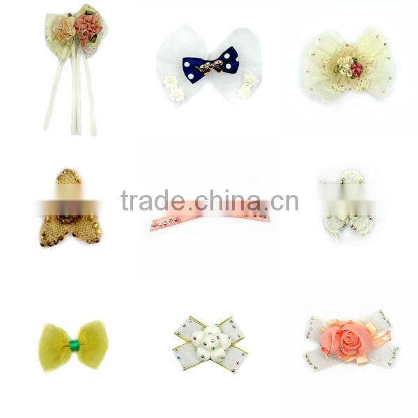 Luxury fashion shabby chiffon flower wholesale