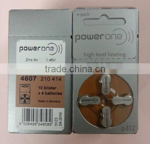 programmable Hearing aid battery hottest selling power one made in germany