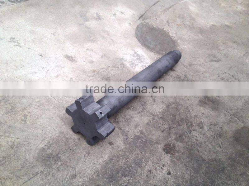 Aluminum purification graphite rotor