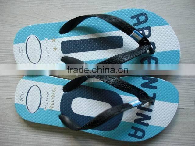 Custom design rubber man slipper