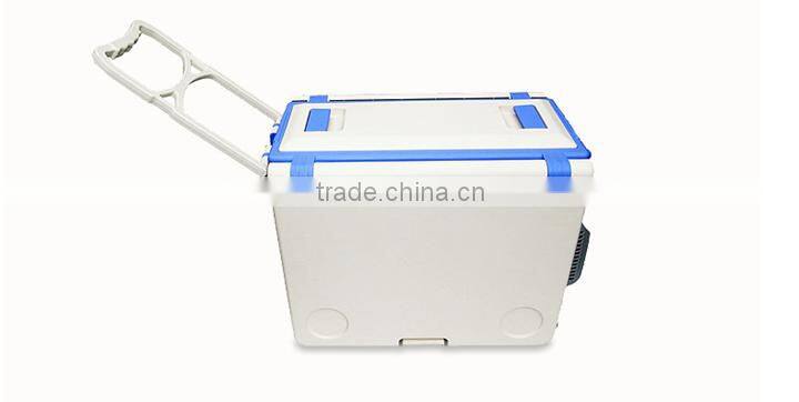 Portable Camping Ice Cooler Box With Fold-able Desk And Table