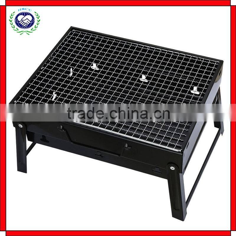 Stainless Steel Mini Charcoal Rotisserie BBQ Grill For Party