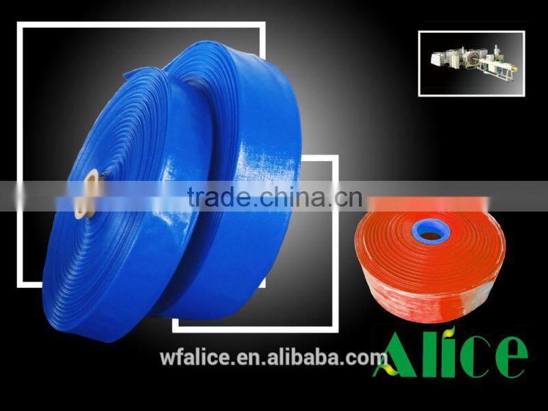 pvc flat pipe machine