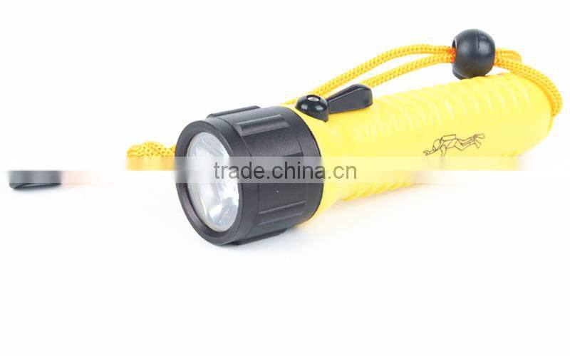 3W Rechargeable Powerful LED Diving Flashlight Diving Torch Flashlight