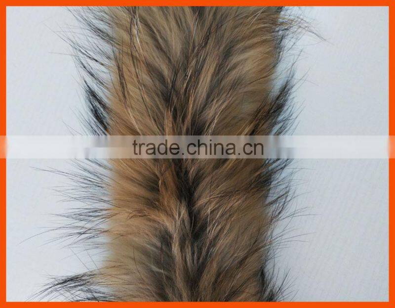 good quality raccoon fur trimming strips