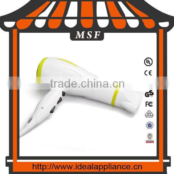 1875w Hotel hotel guest room folding Hair Dryer Professional