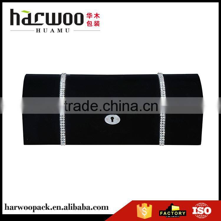 Best gift Luxury black piano lacquer finish Arabic Gift wooden box