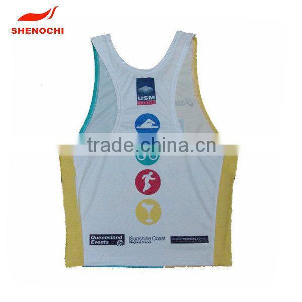 2014 light and comfortable running singlet, running wear/running vest