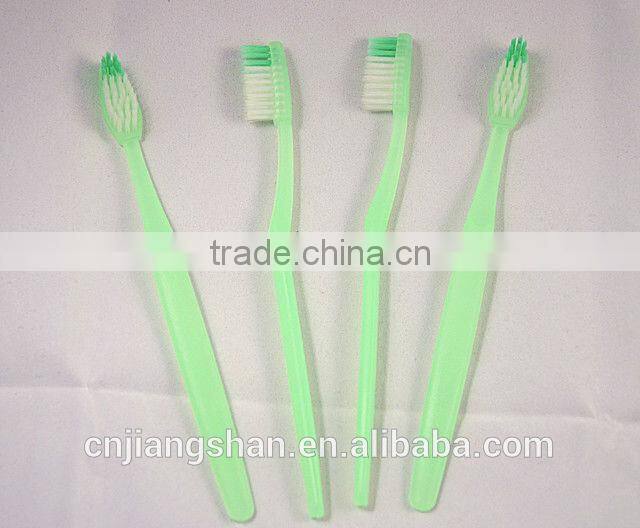 small plastic toothbrush one time use