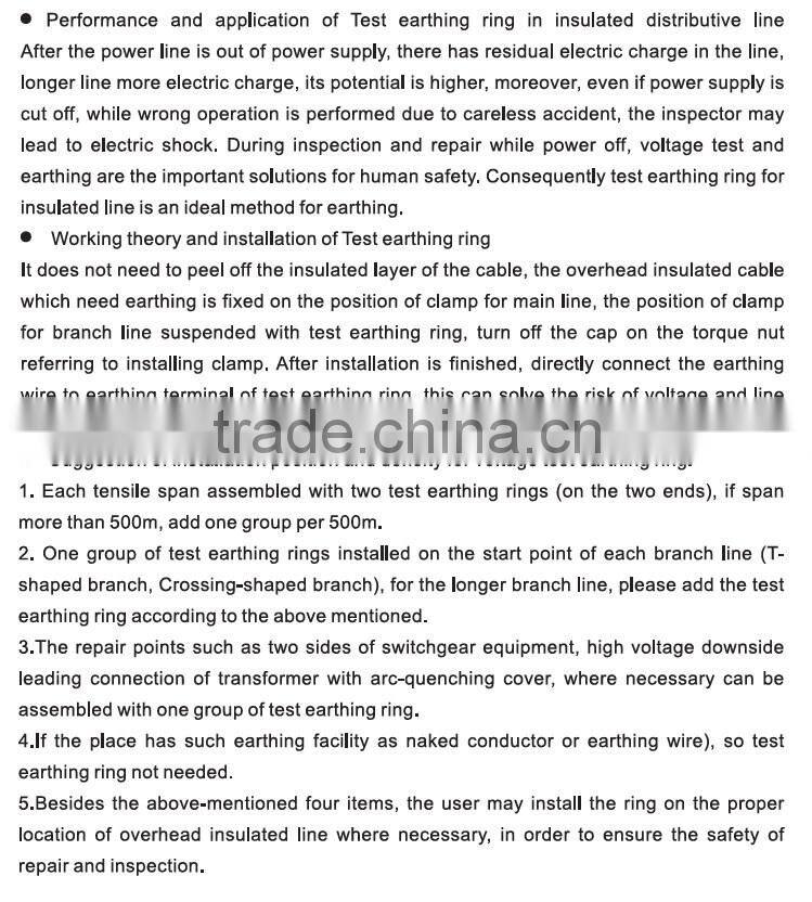 Insulation Piercing Ground Ring/ABC Accessories Connecting Clamp