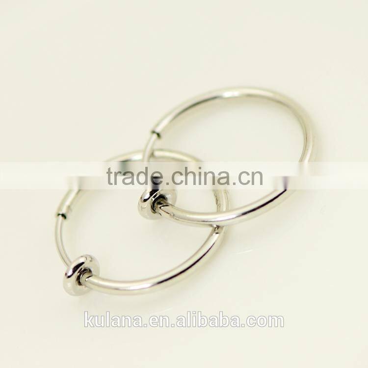 Dongguan Direct Supply Nickel Free Rainbow Fake Plastic Nose Rings