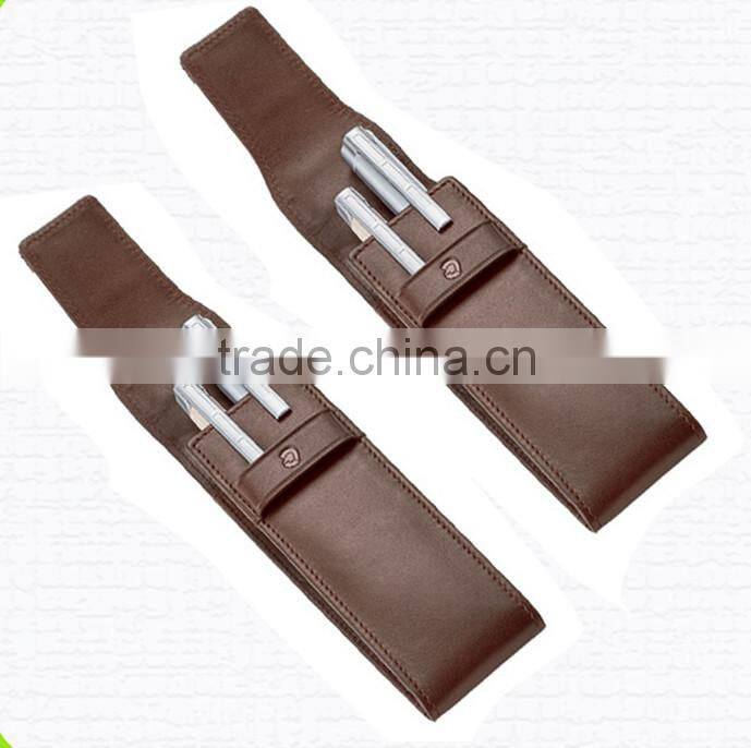 Retro Soft Handmade Leather Pen Case,wholesale pen case