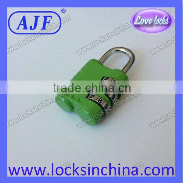 promotional TSA shape number lock for luggage bag