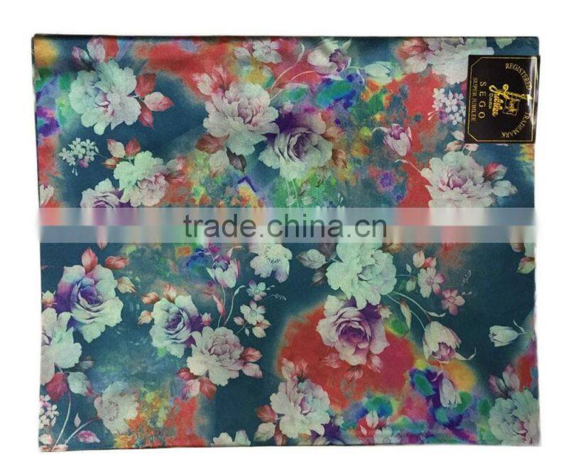 2016 hotsale African Nigeria new Embroideried Multicolor Sego Headtie
