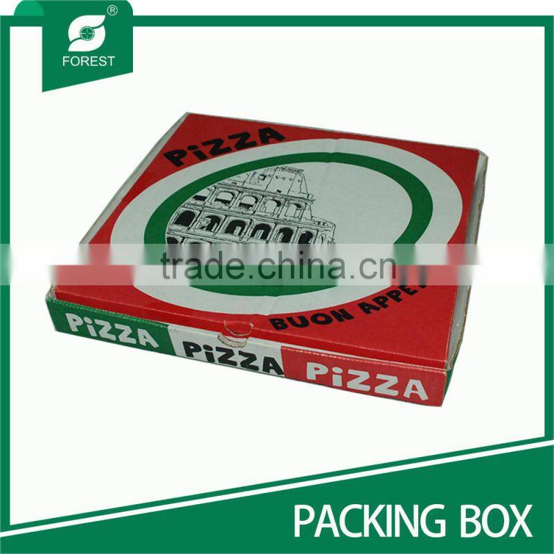 COLOR PRINTED PIZZA PACKING BOX