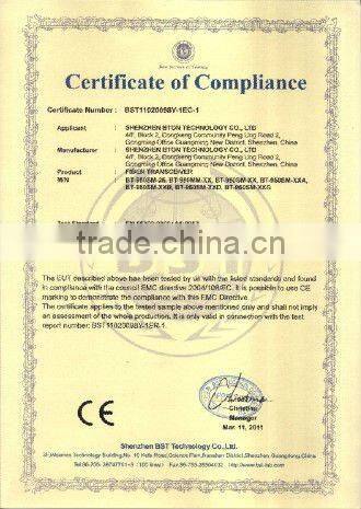 RS232 Optic Fiber Video Transmitter/Receiver