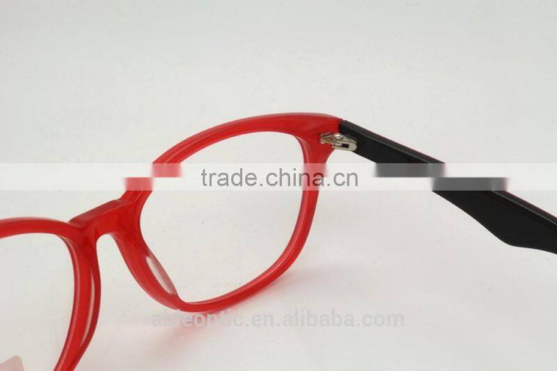 2015 hotselling jelly color transparent fashion acetate hand made spectacles optical frames eyewear eyeglasses