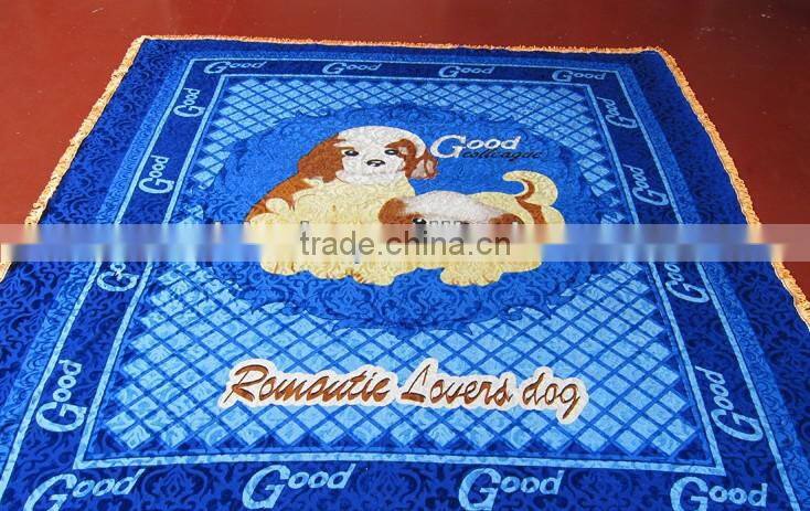 Factory Cheap price Emboss 100% polyester velvet bedsheet