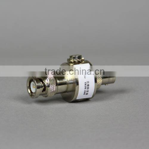 Gas tube coaxial surge protector