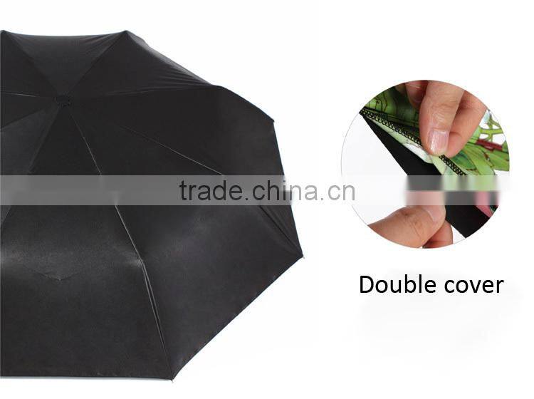 43Arc Kids Three Section Cartoon Umbrella Supplier/Animal Umbrella
