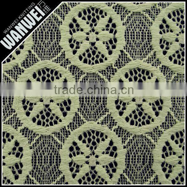 30% off top fashion new arrival classic yellow color beautiful flower french lace /net lace fabric in stock 3088
