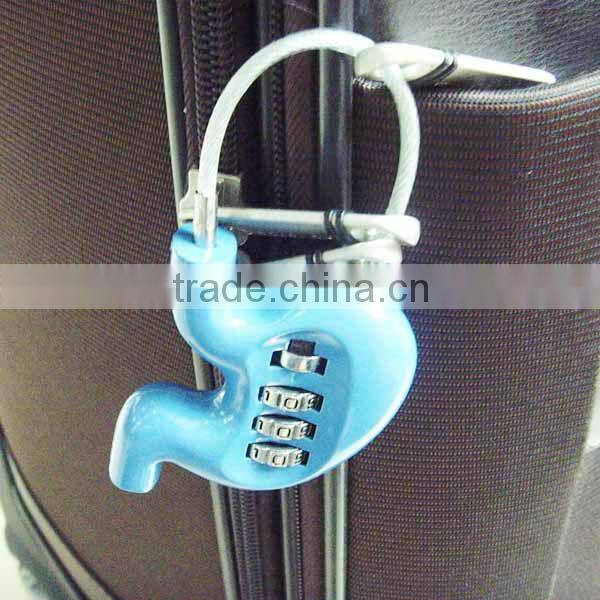 New Design znic alloy original shaped combination locks wholesale