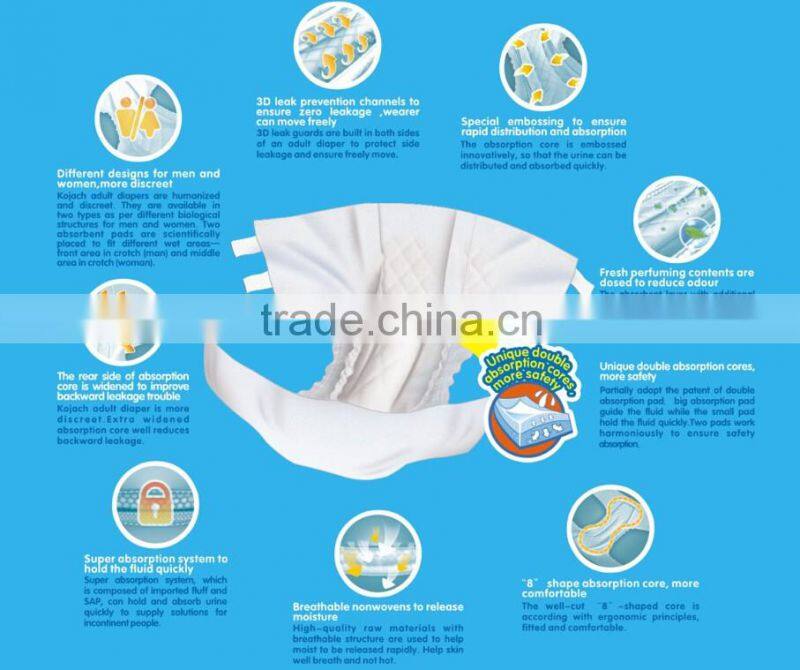 China direct import free samples of adult diapers