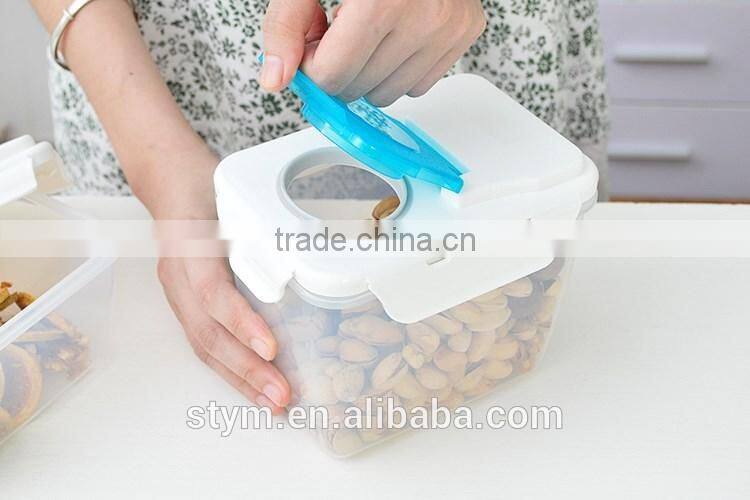 Plastic food candy jar/container 700ml/1100ml/1800ml