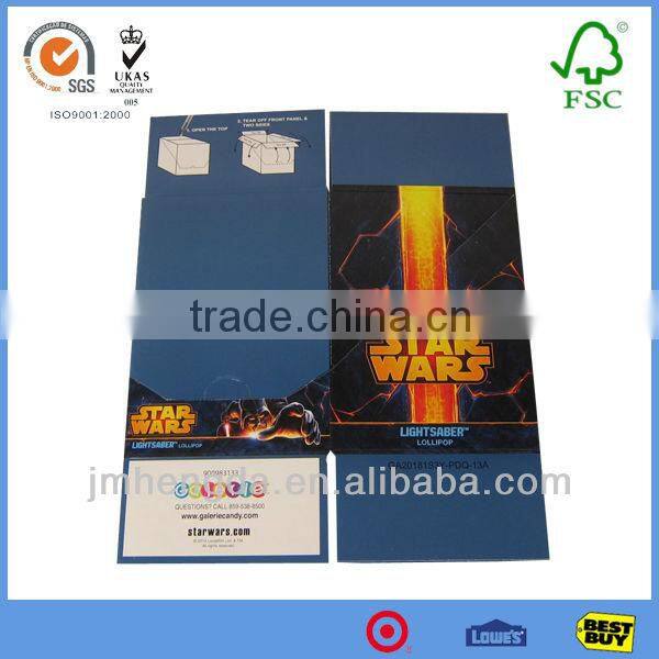 Corrugated Paper Fashion Design Standard Packing Box Sizes For Sale