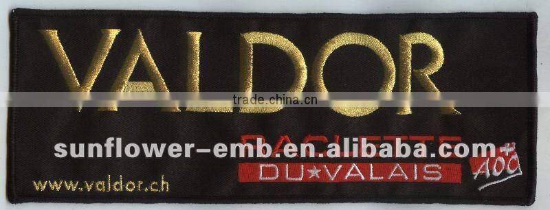 Embroidery sport patch