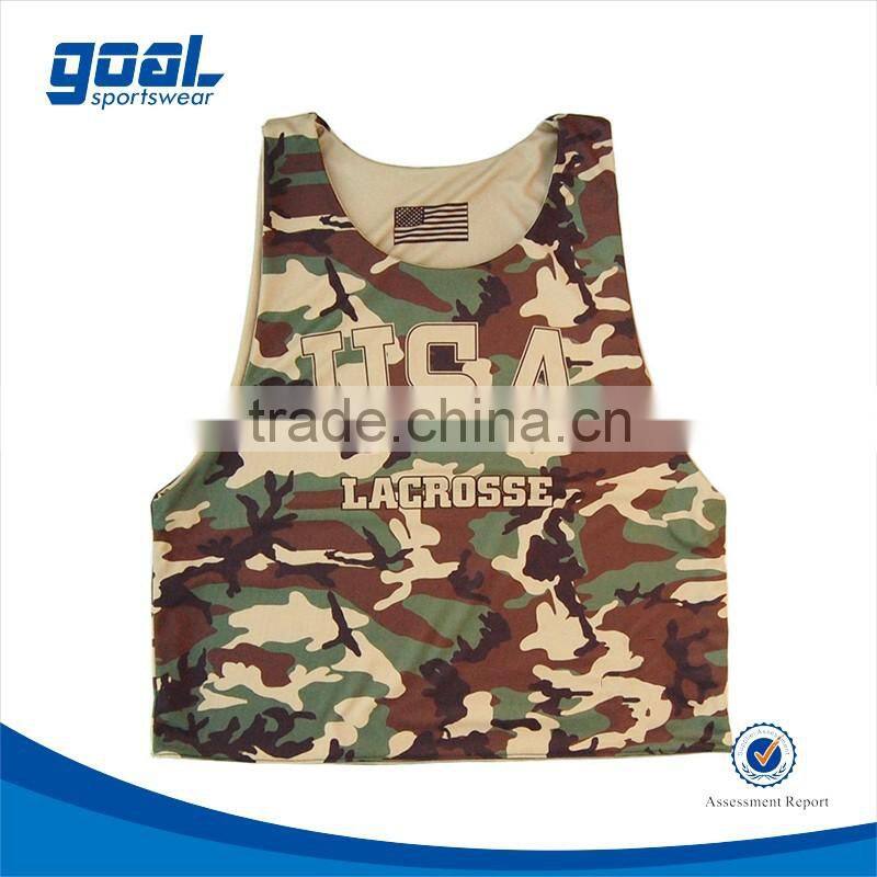 China manufactory high quality custom made lacrosse jersey
