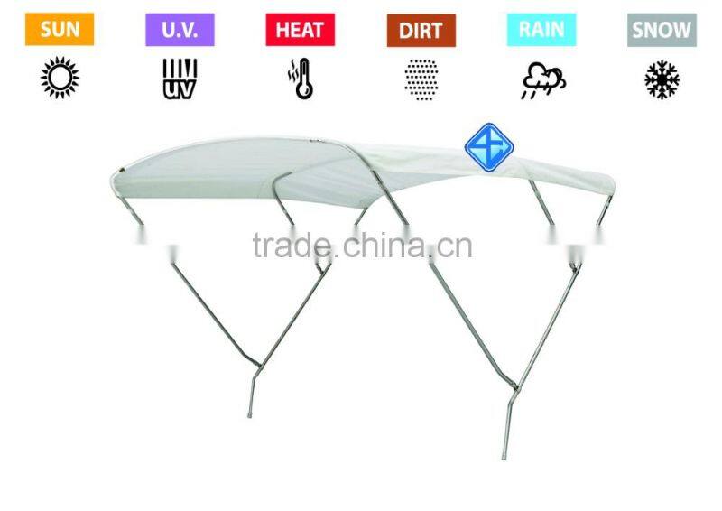 Good quality customized bimini top 2 bow inflatable boat bimini top