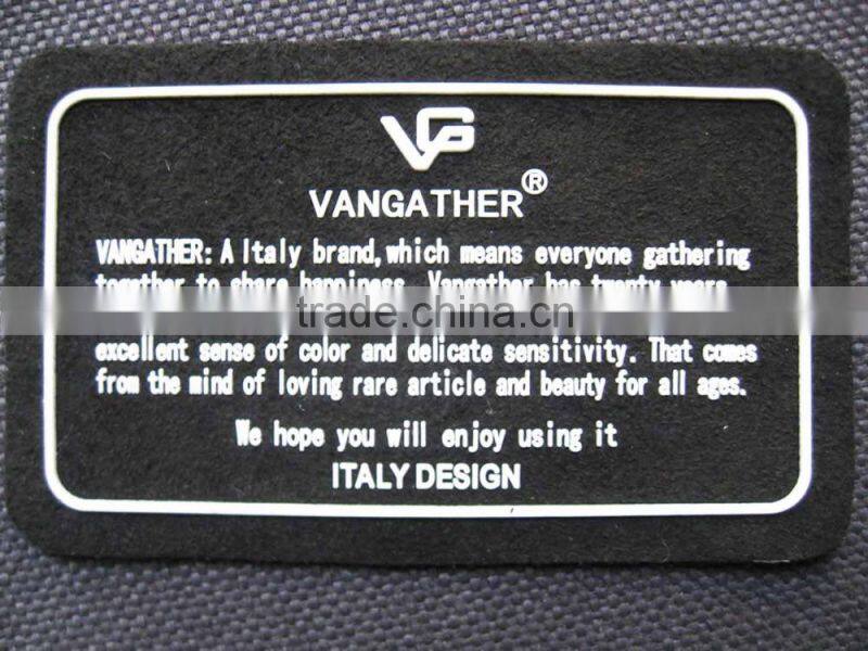 self-adhesive custom leather patch