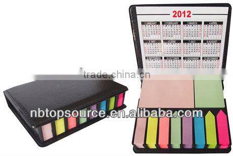 Magnetic Recycled Sticky Memo Pad with Pen