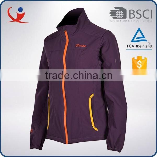 Hot sell breathable durable waterproof women new softshell jacket