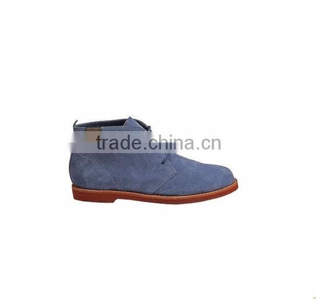 000049 Women Ankle Boots Flat Wood Heel Cow Suede Women Boots in Autumn/Winter