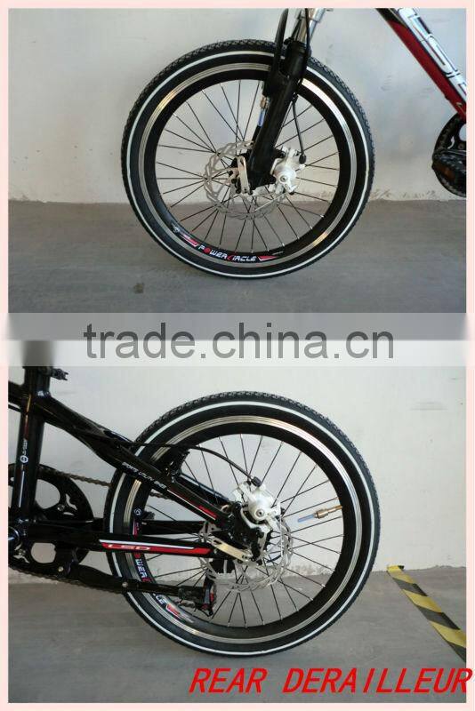 Lionhero Black Aluminum Mountain Children Bicycles V-601