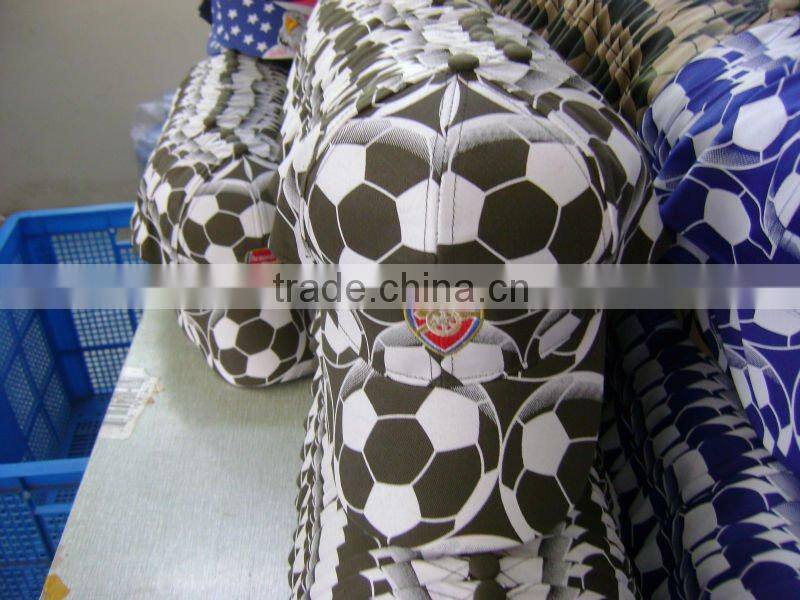 low profile pre-curved 100% cotton sport football cap