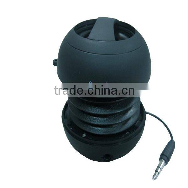 cheap hamburger shape loud speaker fashion mini round speaker for laptop/smartphone/MP3/MP4