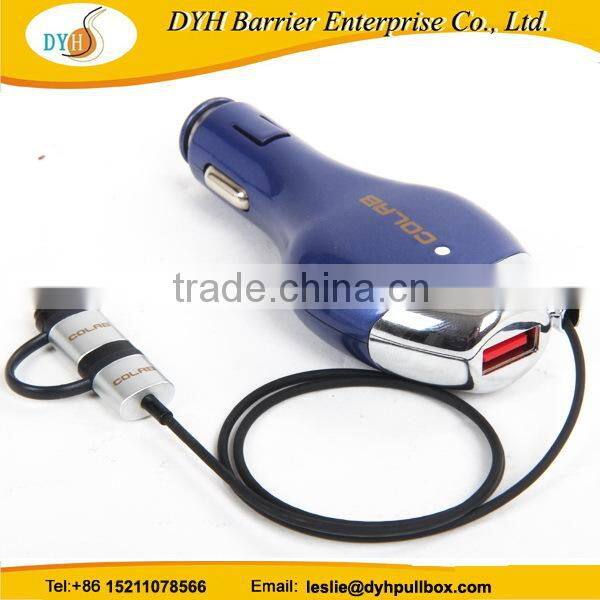 Attractive design creative usb car charger for cellphones