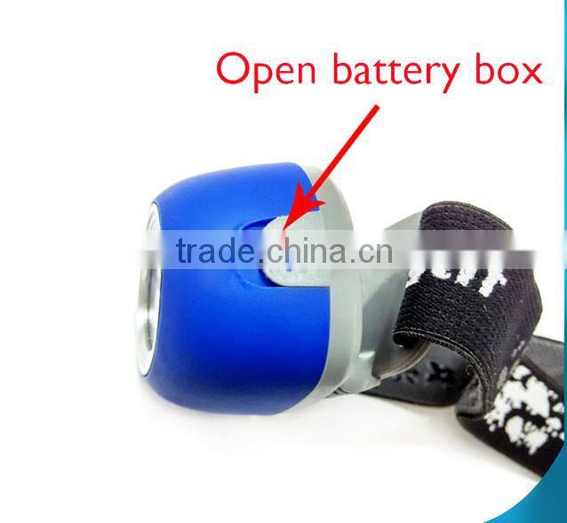Professional Lighting For Camping Cycling Riding Night Fishing Water & Shock Resistant 3 Brightness Choice 3W COB LED Head Torch