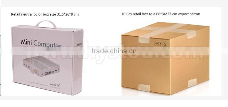 super mini laptop with celeron N3150 Quad core gaming compuInters l HD 1080P resolution 1*LAN +1*HDMI +4*USB3.0 +2*USB2.0