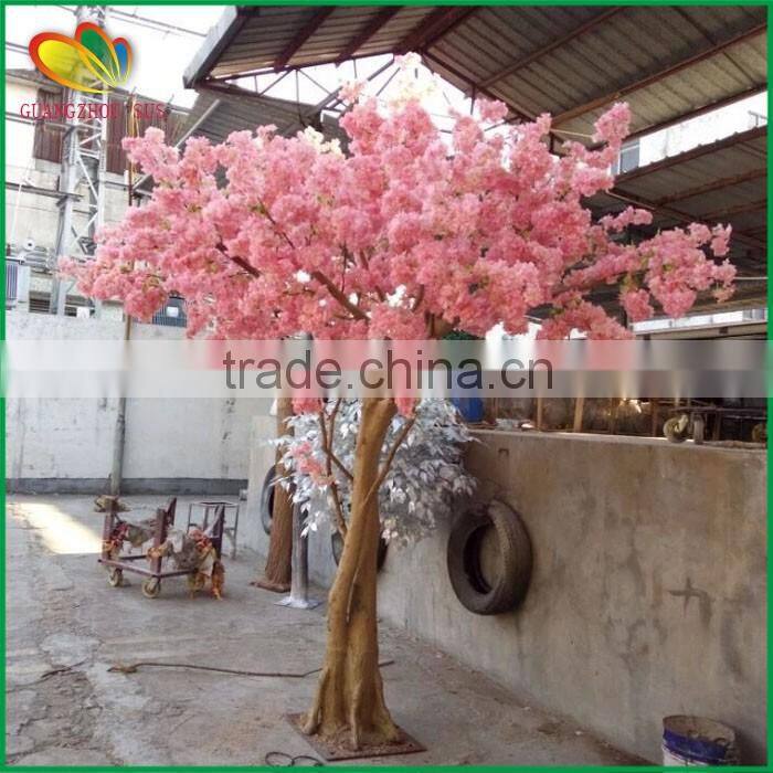silk cherry blossom tree glass fiber artificial cherry blossom tree