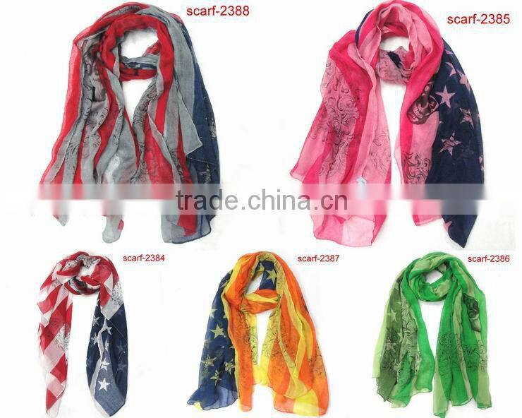 new flower style mexican scarf