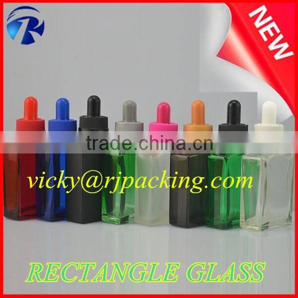 50ml ceramic white porcelain dropper bottle with silver dropper for oil