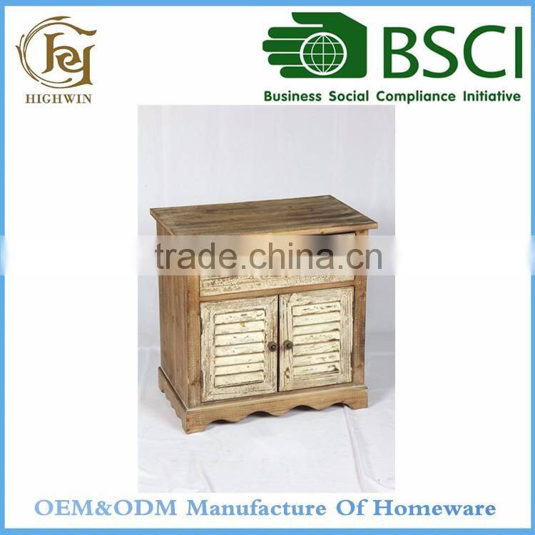 Fir Wood Bathroom Cabinet