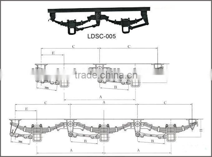 Professional Manufacturer of 12T Trailer Arm Suspension