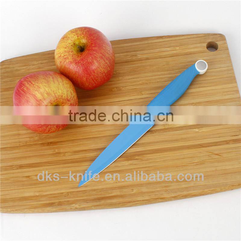 BLG-F1 Stainless Steel 6pcs Non-stick Coating color kitchen knife set